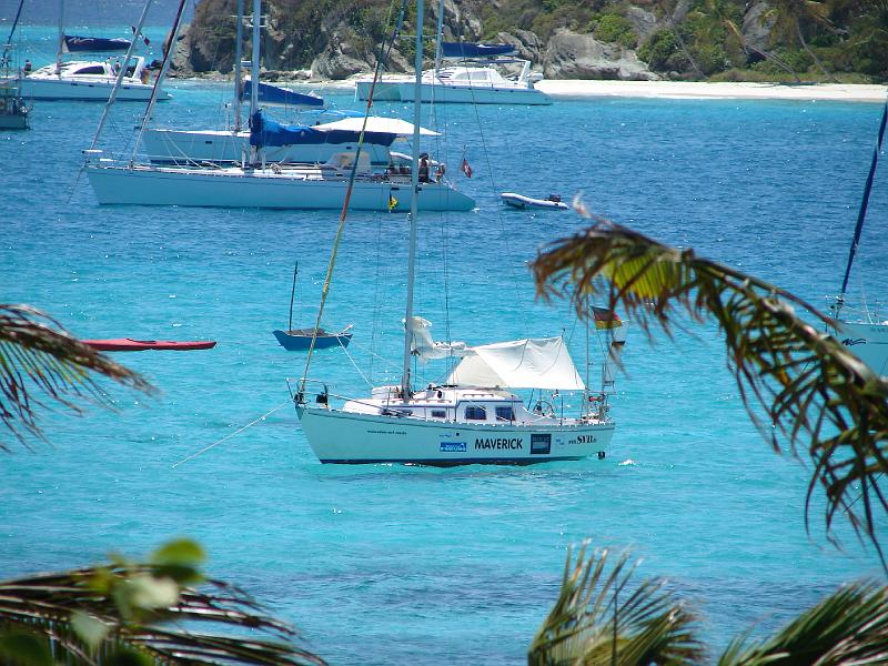 24_03_06 156.jpg - Maverick auf den Tobago Cays. Ein Traum. Wenn es nur nicht so überlaufen wäre...